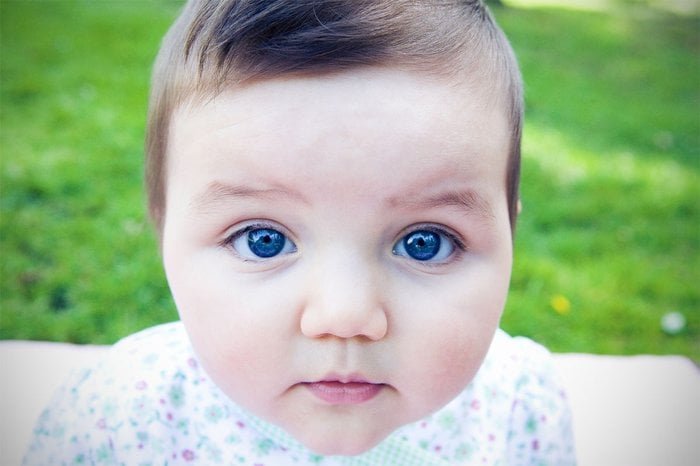 Close-up portrait of a baby