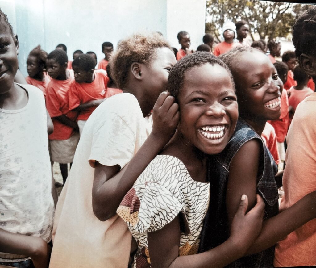 Children laughing together
